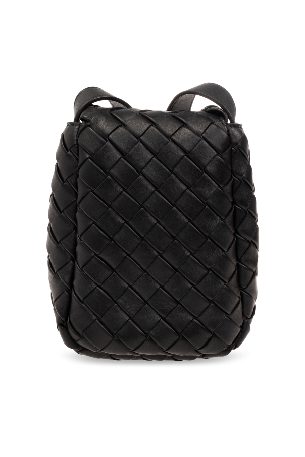 ショルダーバッグ BOTTEGA VENETA BLACK MINI VERTICAL COBBLE CROSSBODY BAG Bottega Veneta Mini Vertical Cobble Crossbody Bag In Black